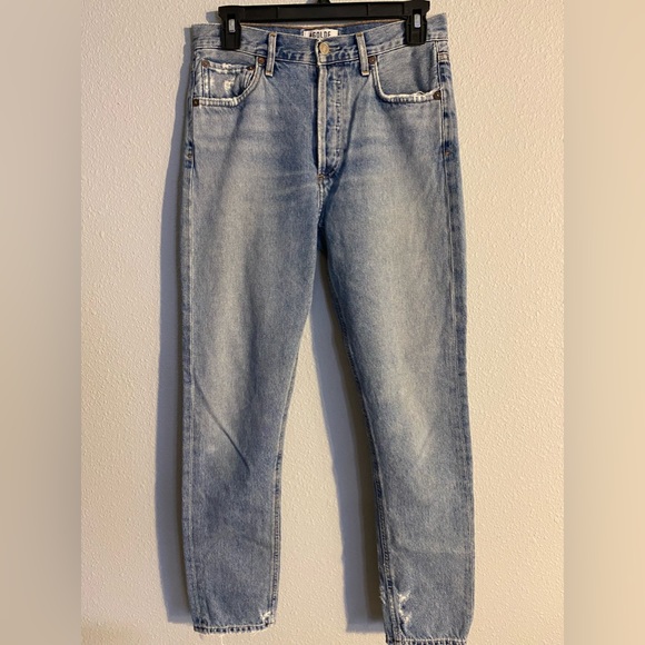 Agolde Denim - AGOLDE | Classic high rise Jamie Jeans | size 25 | Color Passenger | Distressed